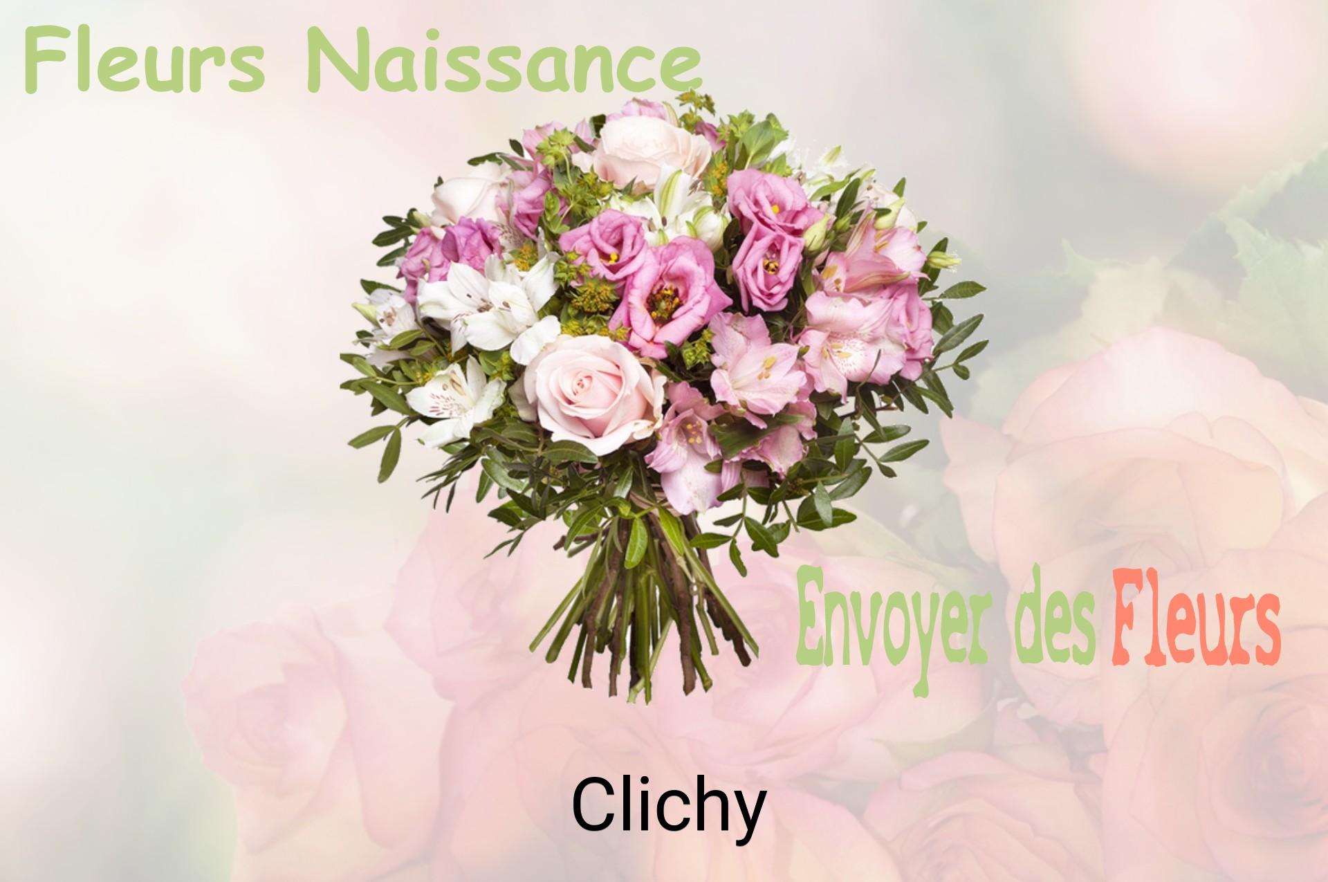 Bouquet de fleurs de naissance livré à Clichy
